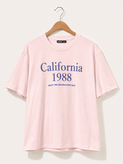تی شرت زنانه طرح California از برند Sinsay