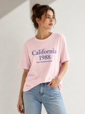 تی شرت زنانه طرح California از برند Sinsay